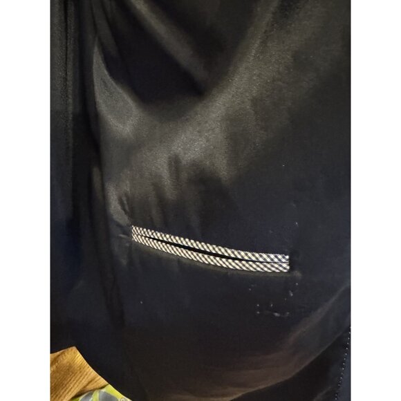 Tommy Hilfiger Men's Suit Jacket Blazer Size 38R Windowpane Blue Plaid - Picture 14 of 16